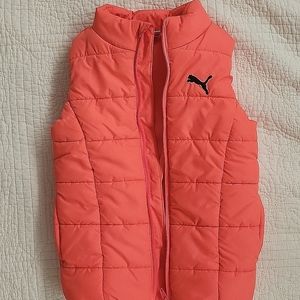 Girls Puma Puffer Vest